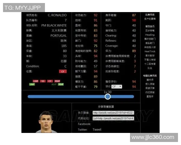 实况足球星级与球员能力值详细对照分析与解读